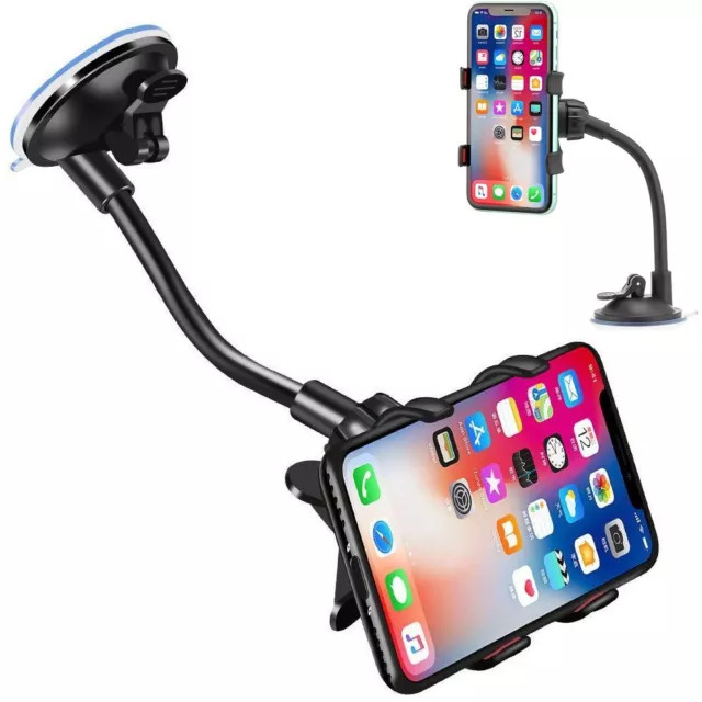 In Car Phone Holder 360° Rotatable iPhone Mobile Phone Suction Universal Mount