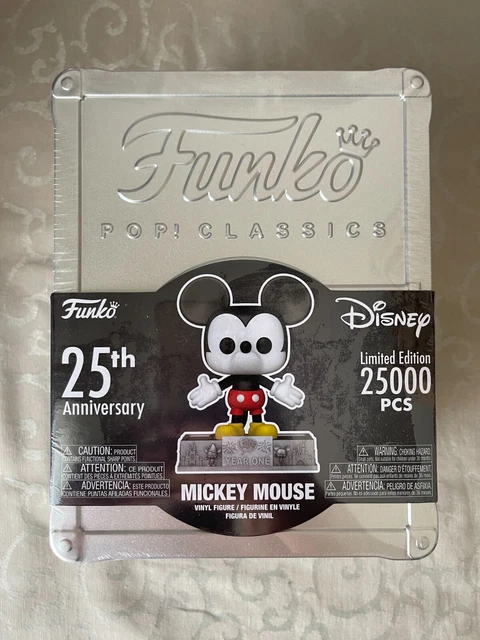 FUNKO POP! CLASSICS Disney Mickey Mouse 01C 25th anniversary 25K PIECES ...