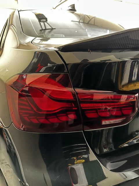 PAIR GTS OLED STYLE FULL LED RED Sequential Tail Lights For 12-18 BMW F30 F80