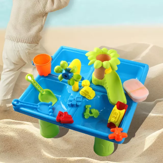 24 Pieces Kids Sand and Water Table Sensory Play Table for Activity Outdoor