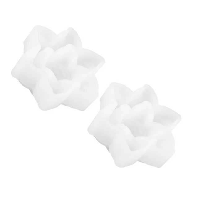 2 Pcs Candlestick Molds Wachs Kerze Form Kristall Epoxy Formen Stift Tasse Form