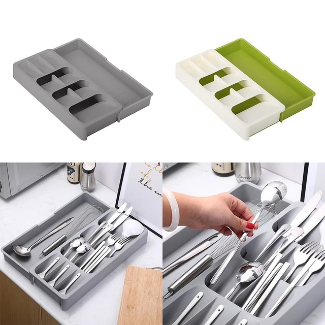 Tray Utensil Storage Boxes Tableware Storage Cutlery Organizer Tableware Drawer