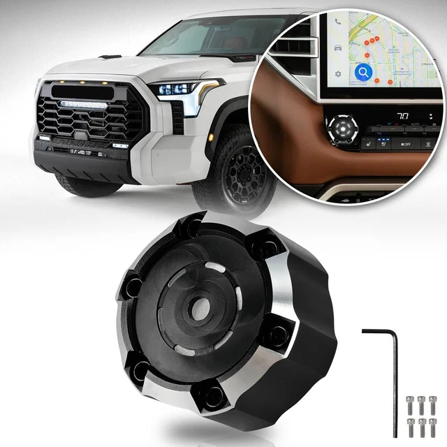 Power Knob Display Volume Radio Control Replacement For Toyota Tundra & Sequoia 2022-2025 With 14 Inch Display - View #2