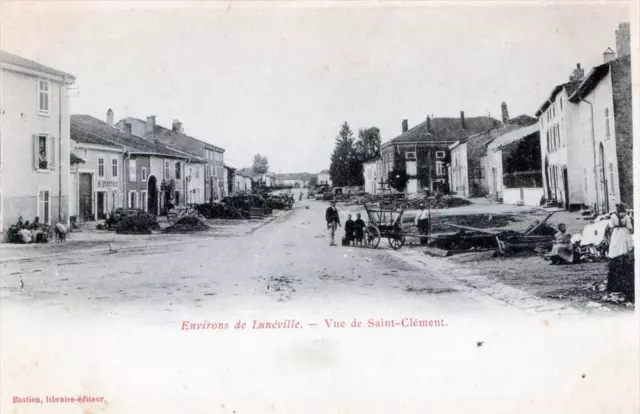 CPA 54 SURROUNDINGS DE LUNEVILLE VUE DE SAINT CLEMENT (back undivided) CPA ANIMEE