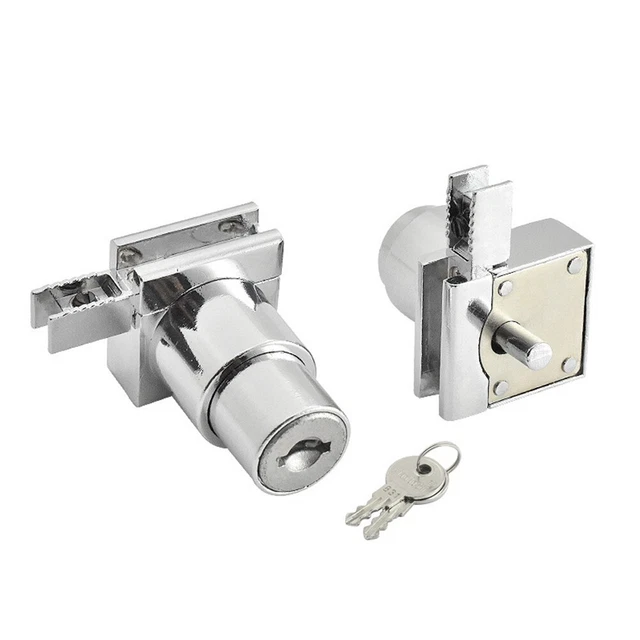 Türschloss 1 * Sperre Für 5-8mm Glas Glasschiebetür Teile Zinklegierung Zubehör