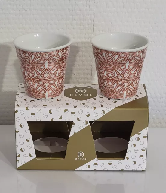 Coffret 2  Tasses Goblet  Revol Froissés  Café expresso 8 cl