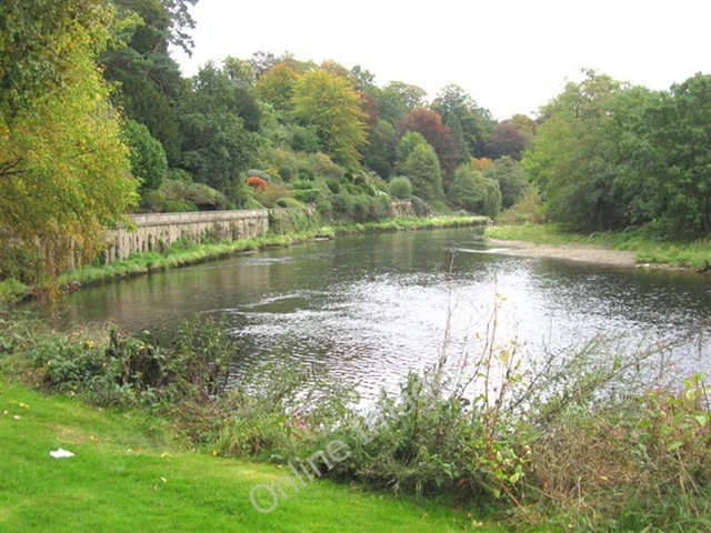 Photo 6x4 The River Wye at The Weir Gardens Canon Bridge  c2007