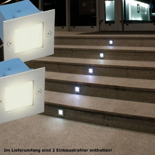 Leselux Faretti LED da Incasso per Cartongesso 5W, 10x IP44 Luci da Leselux Faretti LED da Incasso per Cartongesso 5W, 10x IP44 Luci da