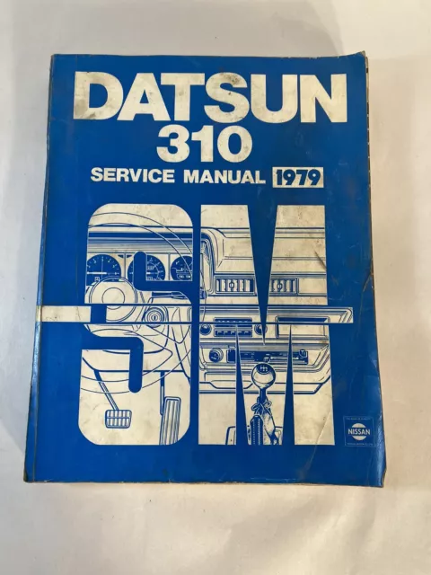 1979 Datsun 310 Service Shop Repair Manual FACTORY Nissan OEM Model N10 Series