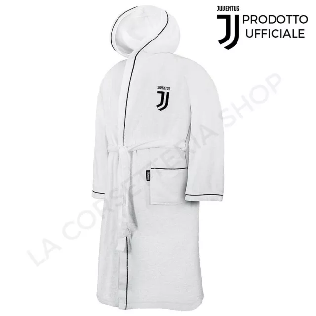 Peignoir de Bain Homme Garçon Produit Officiel De Juventus En Micro Eponge Coton