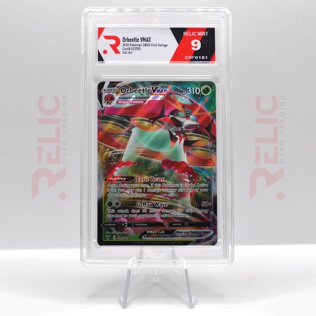 ORBEETLE VMAX 2020 Pokemon SWSH Vivid Voltage 021/185 Full Art 14.