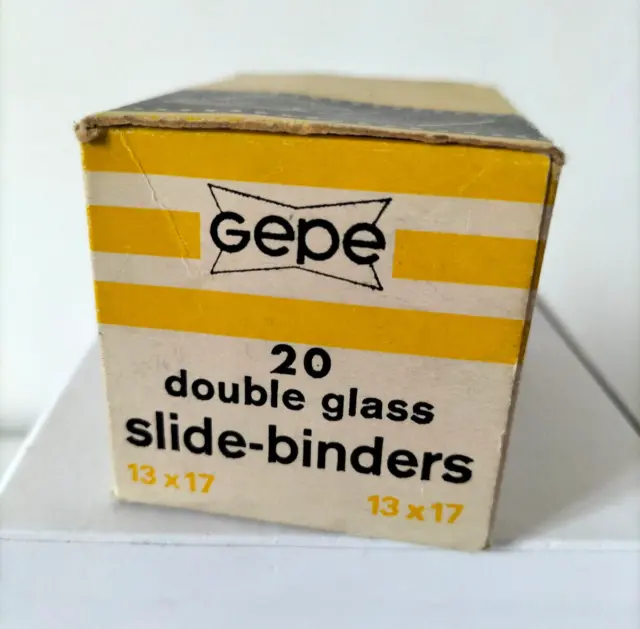 GEPE 20 double glass slide binders 13 x 17 2