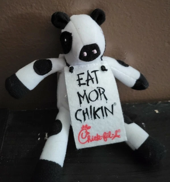 CHICKFILA COW 6 "Plush"Lose That Burger Belly ","Eat Mor Chikin" 2.