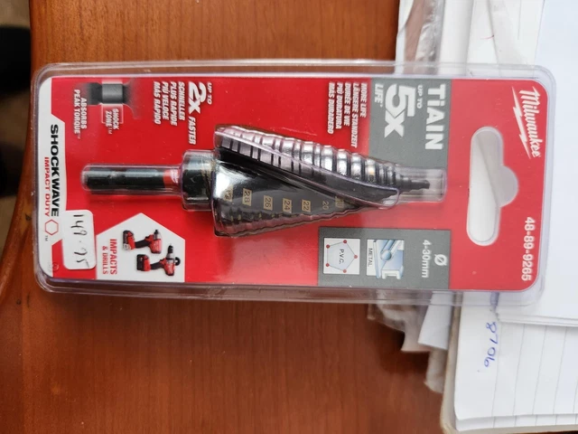 Foret étagé Shockwave, 4 à 30 Mm - MILWAUKEE