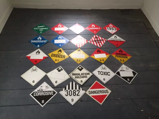 Wholesale Hazmat/placard Sign Business 13,000 Signs Plus Wholesale Hazmat/placard Sign Business 13,000 Signs Plus