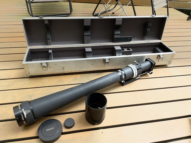 *SUPER RARE* CANON 1000mm F/11 R Canomatic Canonflex Lens w/ Case