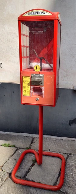 Distributore Cabina telefonica Palline Vintage
