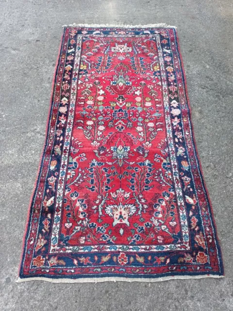 Orient Carpet Persian Carpet Antique Flat Woven Vintage 200 x 100 F1