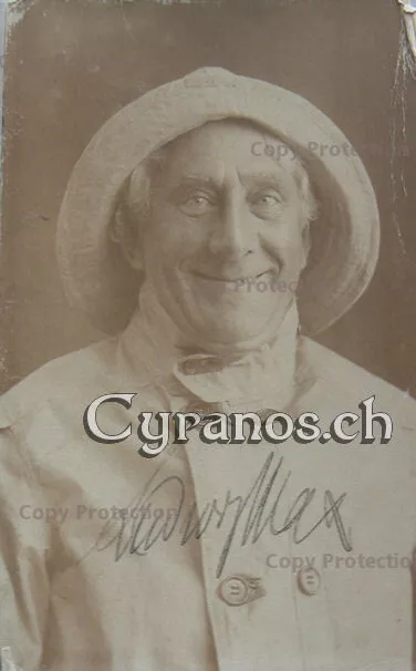 Ludwig Max (1847-1930) - Schauspieler Stummfilm - orig-signiertes Foto