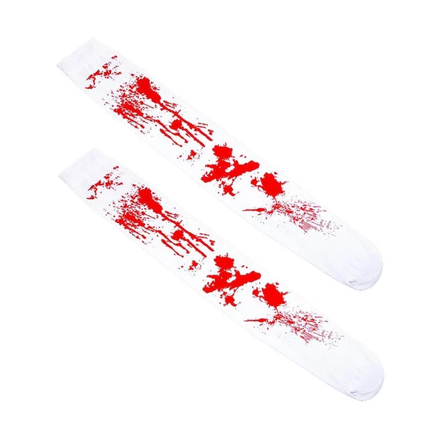 Halloween Gloves Terrifying Atmosphere Decoration Blood Gloves Blood Socks I9