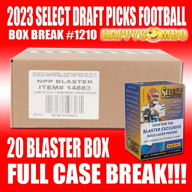 PHILADELPHIA EAGLES 2023 SELECT DRAFT PICKS FOOTBALL 20 BLASTER BOX