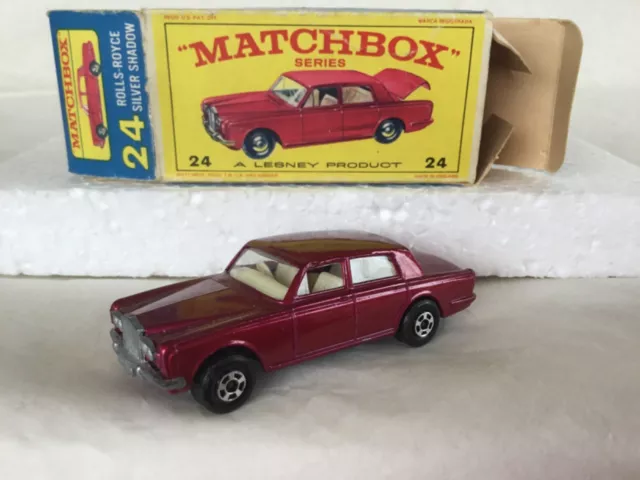 MATCHBOX SERIES N°24: ROLLS ROYCE SILVER SHADOW 1965. NEUF en BOÎTE