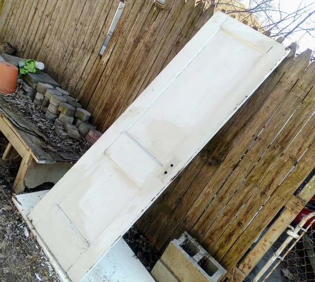 Antique Wood Closet Door / Pantry Door - 24 inches wide 2
