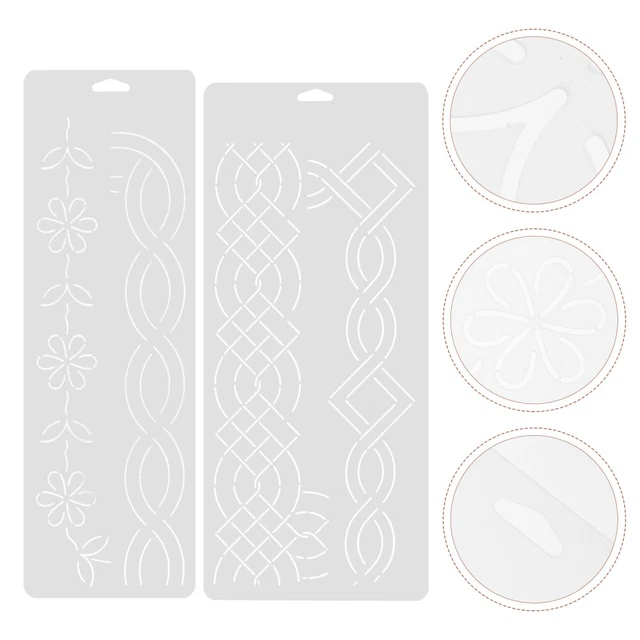 Gabarit De Couture Pour Quilting – Modèle En Polypropylène 23,3x9,4 Cm – Pour Broderie, Patchwork, Sashiko (DIY, Débutants) - 9