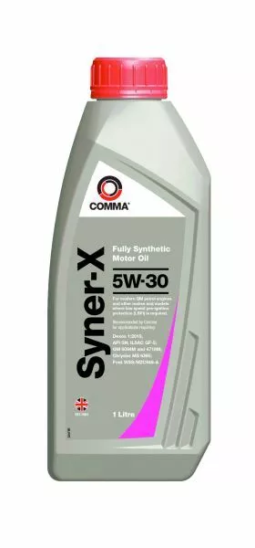 2x COMMA SYNER-X 5W30 1L Engine Oil OE REPLACEMENT