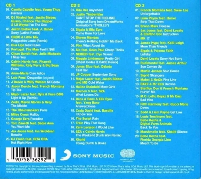 NOW THATS WHAT I Call Music a Summer Party CD NEW SEALED 3 Disc Box Set ...