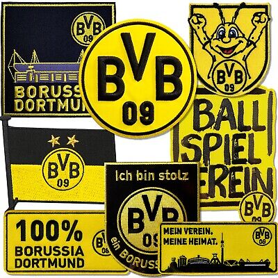 Aufnäher Borussia Dortmund Emblem 10 cm 
