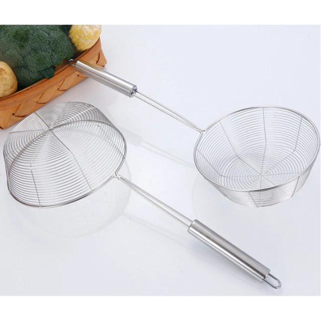 Set 3 Passoires Inox UKOFEW - 7/12/16cm, Tamis Fin, Pour Farine, Pâtes, Légumes