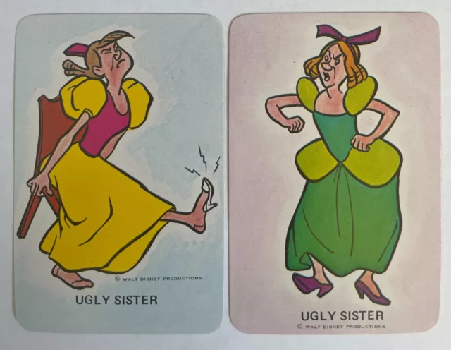DISNEY PRINCESS CINDERELLA Ugly Sisters Vintage Kids 1970s Rare Swap ...