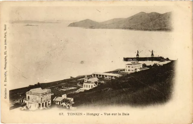 CPA AK VIETNAM INDOCHINE-Tonkin-Hongay-Vue sur la Baie (321069)