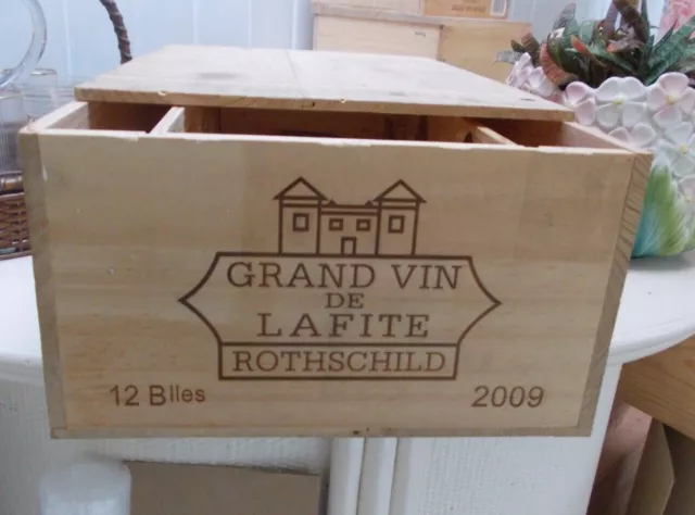 Caisse De Vin  Vide  Chateau   Lafite Rothschild  2009   
