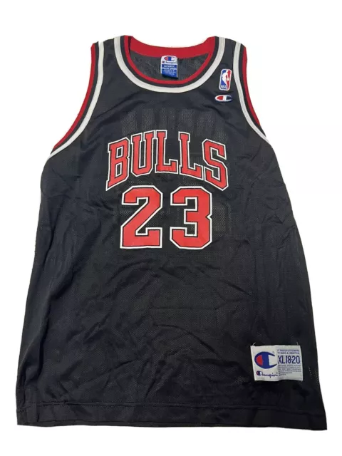 VTG 90s NBA Chicago Bulls Michael Jordan Jersey Youth Size S8 Champion