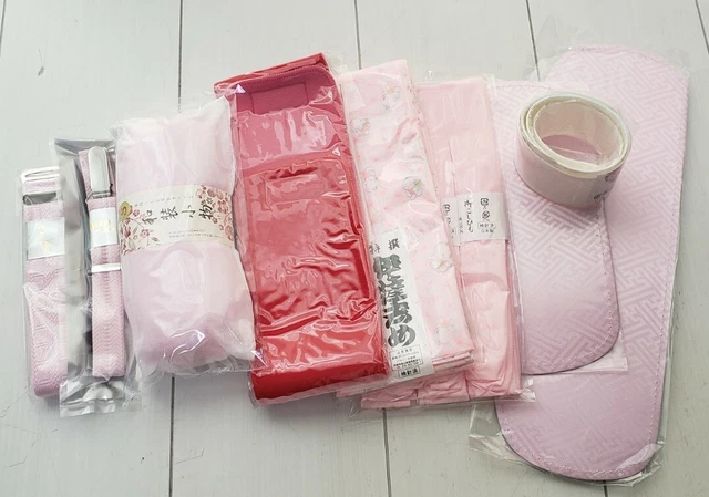 Kimono Kitsuke Dressing 11 Accessories Set Obi Magic Belt Makura Made in Japan