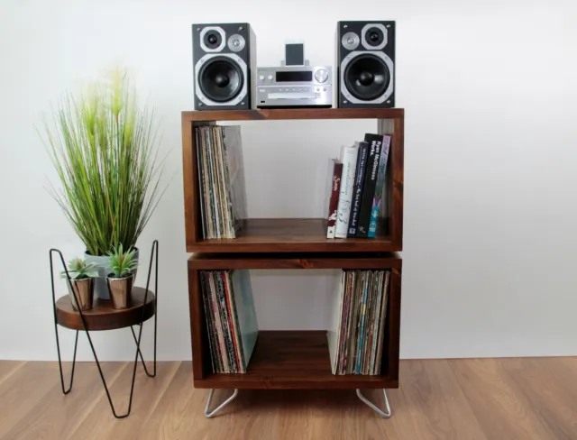 Record Player Stand, Vinyl LP Record Storage, Hifi Rack, Turntable Unit