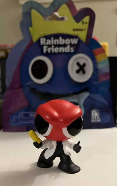 OFFICIAL Rainbow Friends Mystery Bag Mini Figure Red Monster Angry
