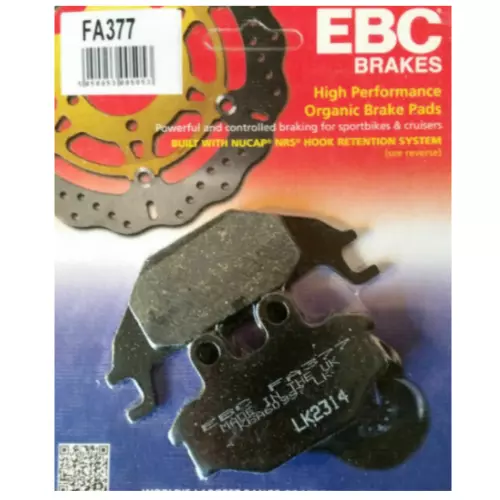 FITS Yamaha MT-125 MT 125 MT-125A 2014 - 2018  - FA377 EBC Brake Pads (Rear)