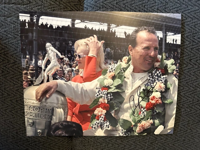 A J Foyt Signed Indianapolis 500 8 X 10 Photo Indy Car Autographed