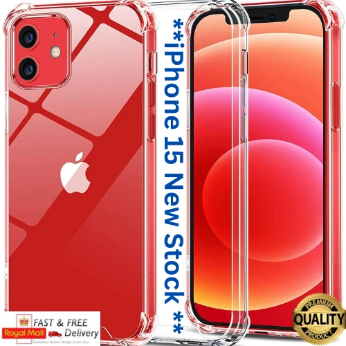 Case For Apple iPhone 15 14 Pro Max Plus 13 12 11 XR 8 Clear Slim Silicone Cover