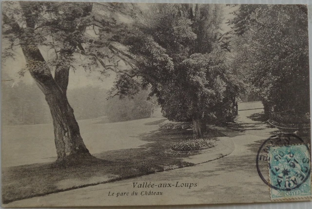 92 CPA Valley Aux Wolves The Park of / The Castle Good Condition 1903