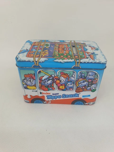 Scatola di latta uovo Happy Hippo Hippo Snow-Tour