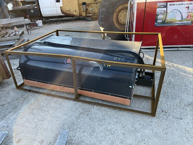 Skid Steer bucket broom sweeper 72 Inch Wolverine new