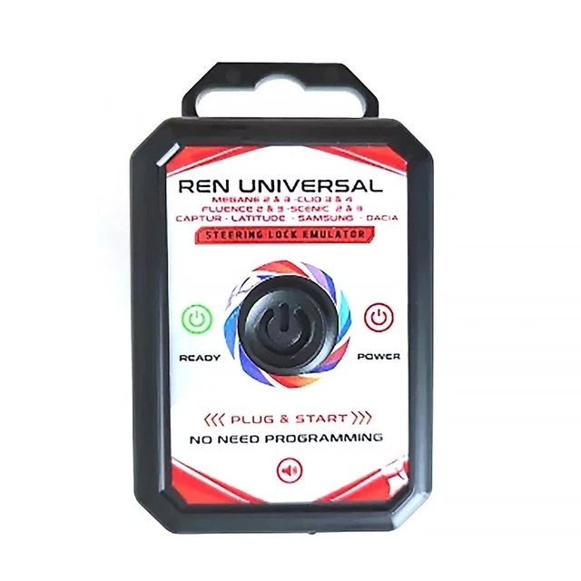 MDKAUTOPART ESL ELV Lock Emulator For Renault Clio 3, Megane 2/3, Scenic 2/3, Clio 4, Captur