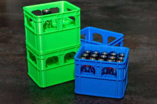 Bierkiste zum aufbewahren von Batterien