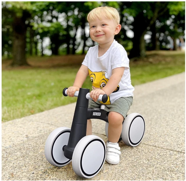 JOUET ENFANT 12-24 Mois Draisienne Premier vélo 4 Roues Noir Idée