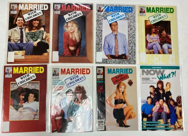 Married with Children lot 8 different books average 8.0 VF Now (1990 to 1992)