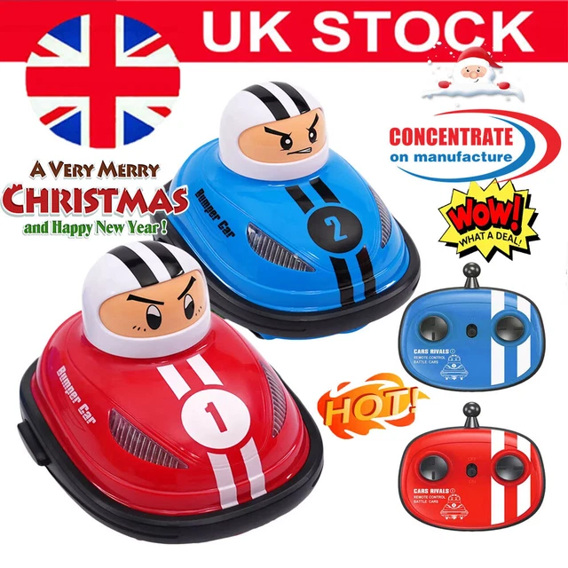 INTERACTIVE SUPER BATTLE Bumper Car Rechargeable RC Bumper Cars Boys